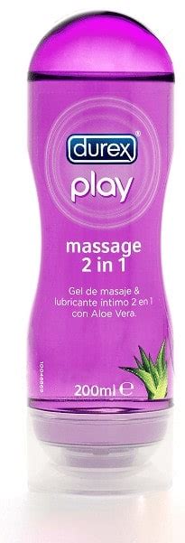 Durex Play Massage Hidratante 2 En 1 Con Aloe Vera 200 Ml Masaje