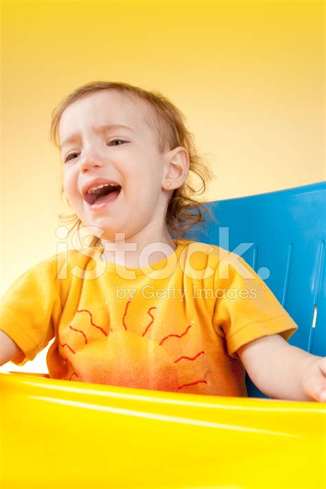 Baby Girl Crying Stock Photos