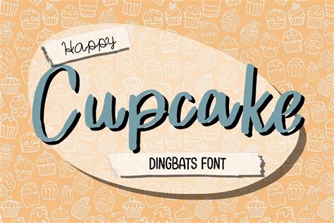 Happy Cupcake Font By 18cc Fonts · Creative Fabrica