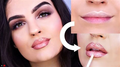 how to fake fuller and big lips without the injections youtube