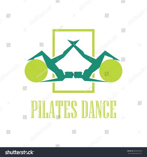 Pilates Logo Pilates School Pilates Studio Stock Vector 660306796