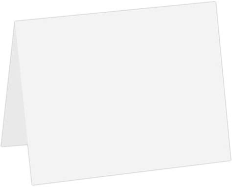 Bright White A2 Folded Cards 4 14 X 5 12 Notecards