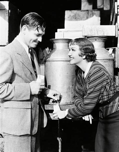 Clark Gable And Claudette Colbert In It Happened One Night 1934 Photograph By Album Pixels