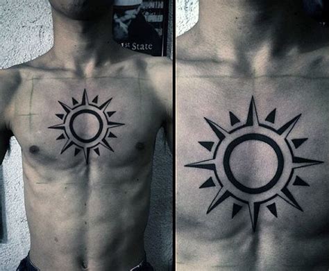 Tatuajes De Sol Y Luna Para Hombres Tatuajes De Sol Tatuaje De