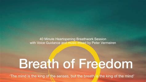 Breathwork Session 40 Minutes Breath Of Freedom Youtube