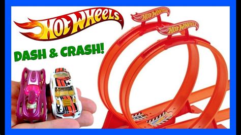 hot wheels dash and crash speedway fun hot wheels racing new 2016 youtube
