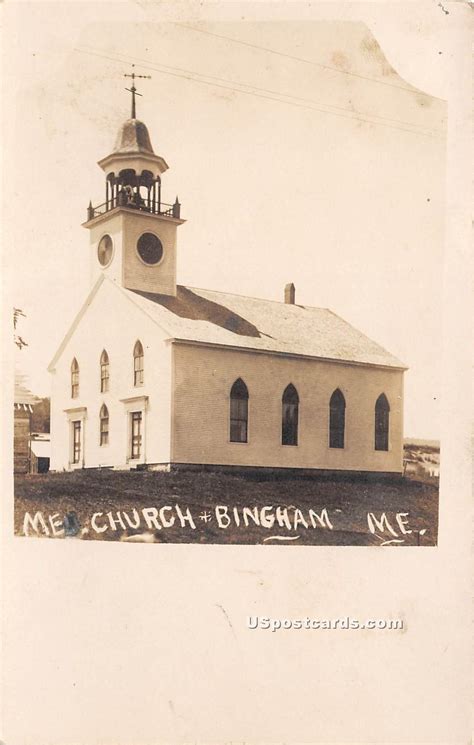 Bingham Maine Me Postcards