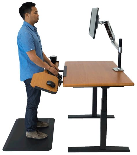 An ergonomic adjustable desk is a kind of a desk made with adjustable height, that you can use for both sitting and standing. iMovR - Elevon Super-Ergonomic Desk Extension - My Ergo ...