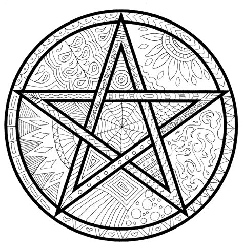 printable pagan coloring pages