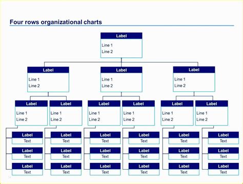 Free Editable Organizational Chart Template Of 5 Pany Hierarchy Chart