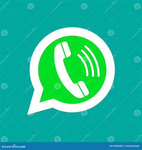 Phone Handset In Speech Bubble Messenger Icon Isolated On Background