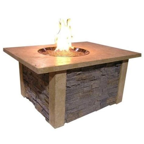 Outdoor Greatroom Company Sierra 48 Inch Natural Gas Fire Pit Coffee Table Bbqguys