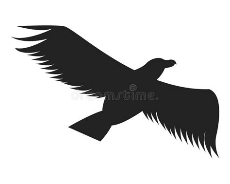 Eagle Flying Silhouette Stock Vector Illustration Of Haliaetus 217137820