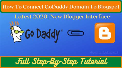 How To Setup Godaddy Custom Domain On Blogger Blog Latest 2021