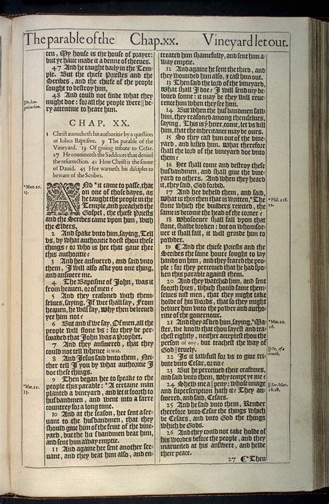 THE GOSPEL ACCORDING TO S. LUKE. (ORIGINAL 1611 KJV)
