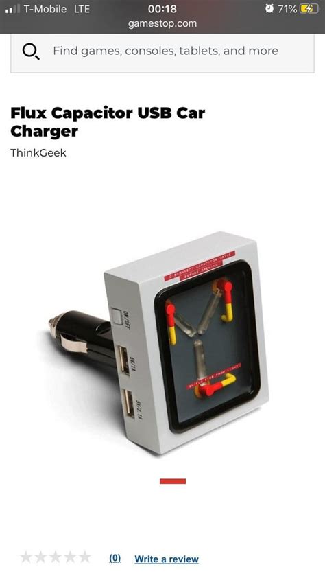 Does Anybody Know Why The Back To The Future Flux Capacitor Usb Car