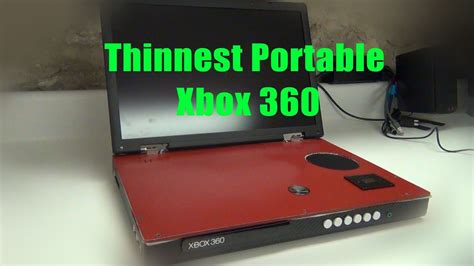 Thinnest Xbox Laptop Portable Xbox 360 By Dr Lokey Youtube