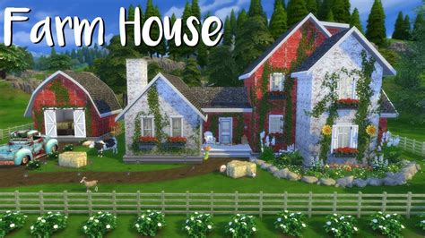 The Sims 4 Speed Build Farm House Youtube
