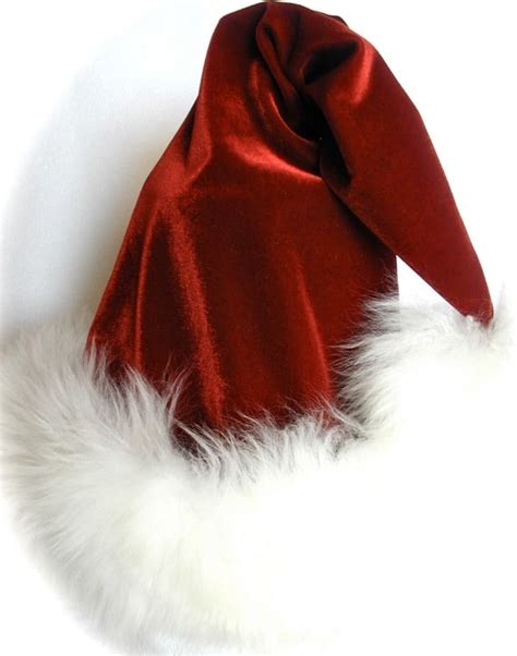 Luxury Santa Hat In Red Velvet Fur And Swarovski Crystal
