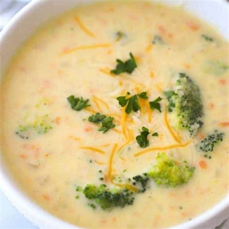 Creamy Potato Broccoli Cheese Soup The Carefree Kitchen