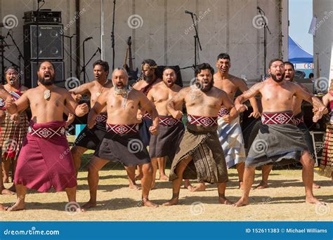 Maori Men Haka Dance