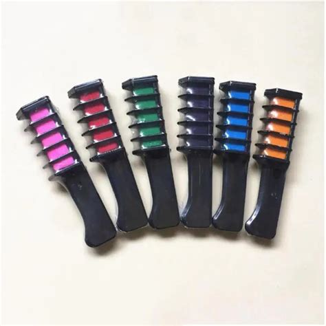 Buy 5 Colors Hair Dye Brush Temporary Hair Dye Combs