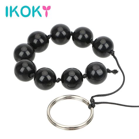 15mm Glass Balls Anal Beads Butt Plug Vaginal Plugs Sex Toys For Women