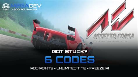 Assetto Corsa Cheats Unlimited Time Add Points Freeze Ai