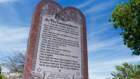 13 Faq About The Oklahoma Ten Commandments Decision Aclu Of Oklahoma