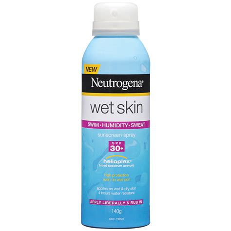 Neutrogena Wet Skin Sunscreen Mist Spf 30 140g Chemist Warehouse