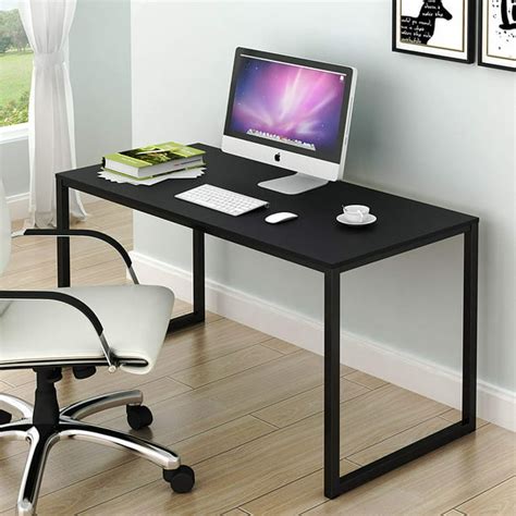 Shw Home Office 48 Inch Computer Desk Black