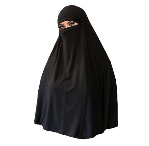 Buy Amal Niqab Muslim Nikab Women Burka Overhead Jilbab Long Hijab Abaya Khimar Online At