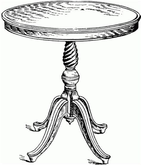 Free Table Clipart Black And White Download Free Table Clipart Black