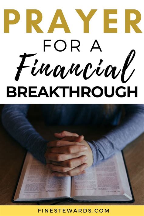 Prayer For Financial Breakthrough Scriptures For Financial
