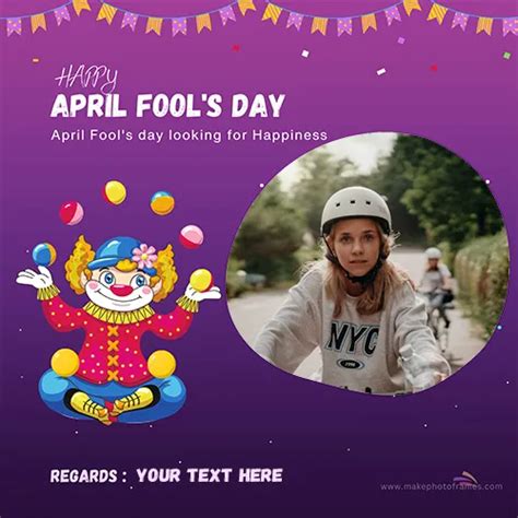 Happy April Fools Day Funny Photos Frame Online Editing 2024