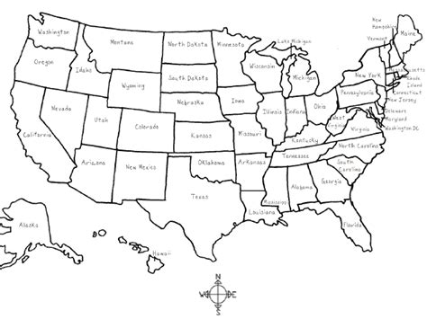 Color Picture Of United States Map