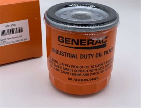 Genuine Generac Oil Filters 2 Pack 070185b 070185bs 070185d Ebay