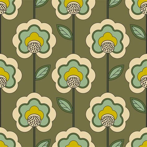 Flowers Retro Pattern Background Free Stock Photo Public Domain Pictures