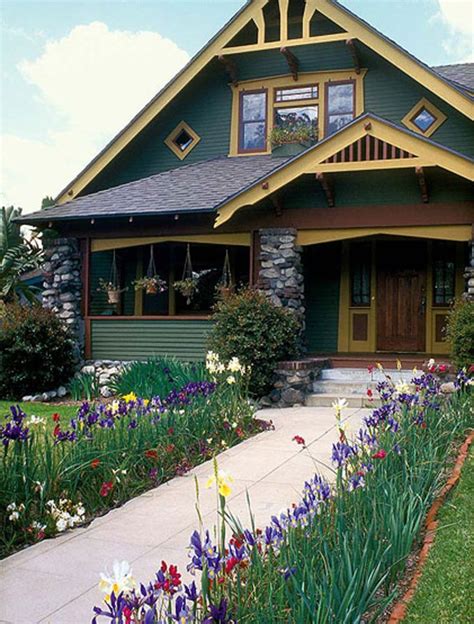 Arts And Crafts Landscaping For Curb Appeal House Paint Exterior