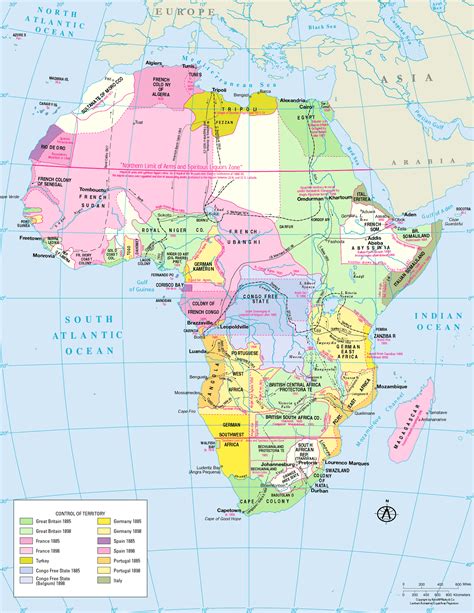 European Partition Of Africa 19th Century Africa Map Map History