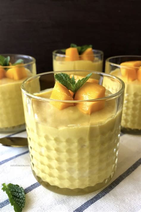 Vegan Mango Mousse Easy Recipe