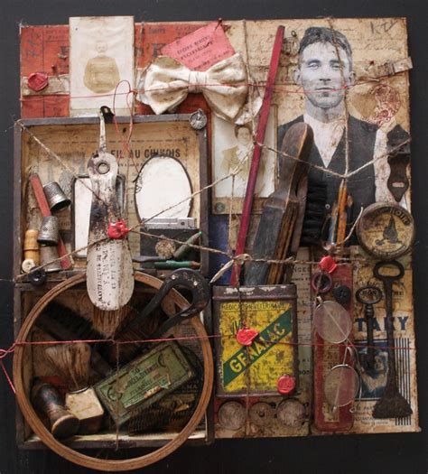 Jerome Cavailles Assemblage Art Altered Art Shadow Box Art