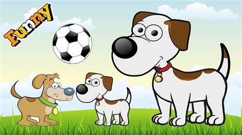 Funny Dogs Cartoons For Children Funny Dog Video For