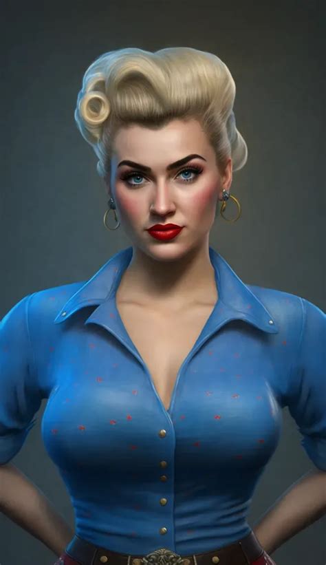 rockabilly pin up girls midjourney prompt promptbase