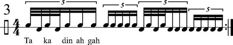 Odd Subdivision Offbeats Ten And Fourteen Note Groupings Modern