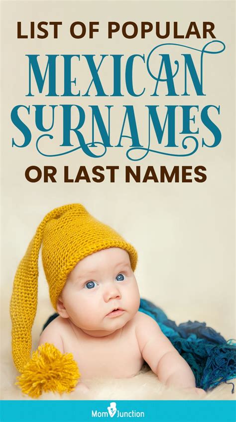100 Common Mexican Last Names Or Surnames With Meanings Cute Baby