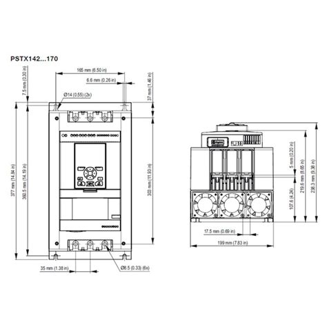 Pstx142 600 70 75кВт 143А 1sfa898110r7000 Abb устройство плавного