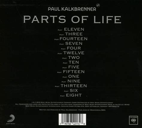 Parts Of Life Von Paul Kalkbrenner Cedede