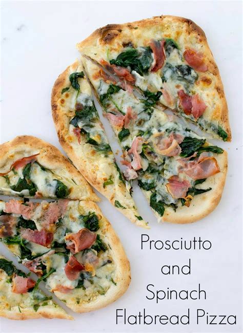 Place the pitas on the prepared sheet. Prosciutto + Spinach Flatbread Pizza - Revel and Glitter
