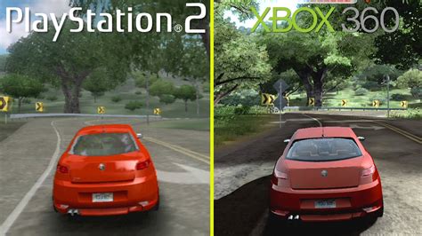 Test Drive Unlimited Ps2 Vs Xbox 360 Graphics Comparison Youtube